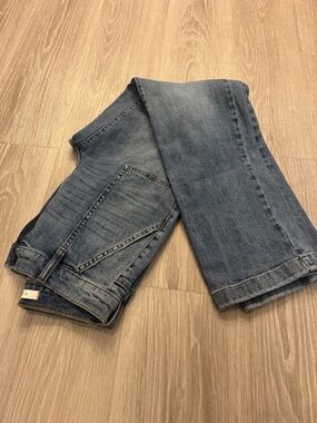 eunina Women's Medium Blue Straight-Leg Jeans